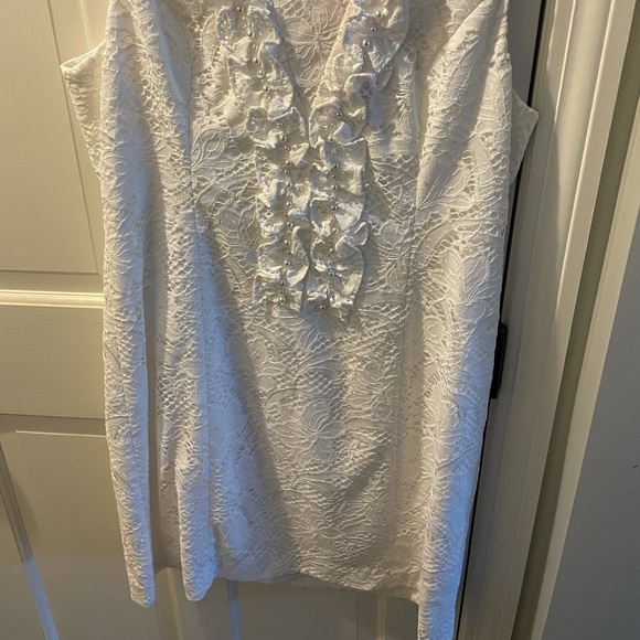White Lilly Pulitzer Dress- never worn w/tags - Picture 4 of 5